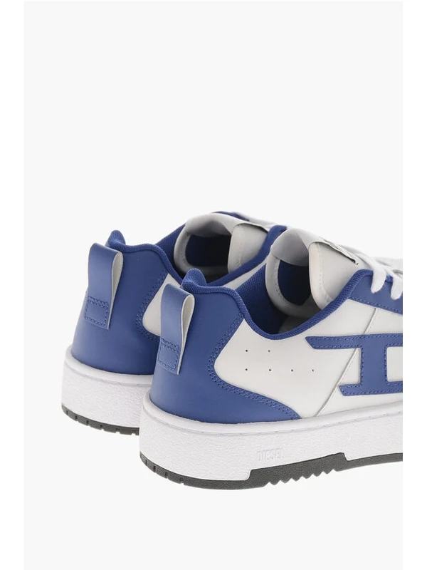 Diesel Blue Low Top Sneakers - Image 3