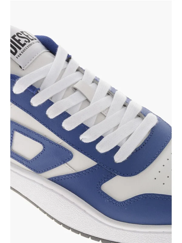 Diesel Blue Low Top Sneakers - Image 4
