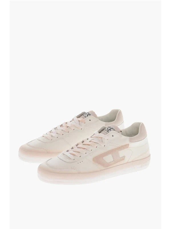 Diesel White Low Top Sneakers - Image 2