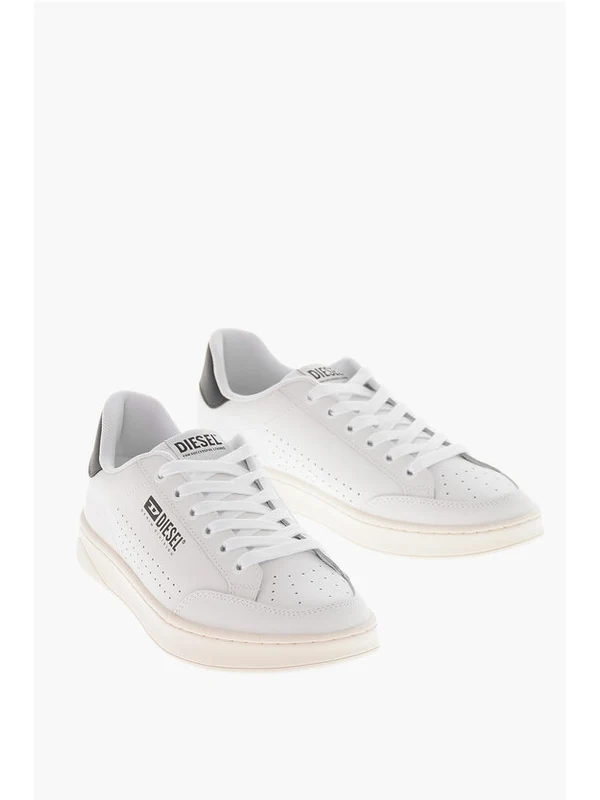 Diesel White Low Top Sneakers - Image 2