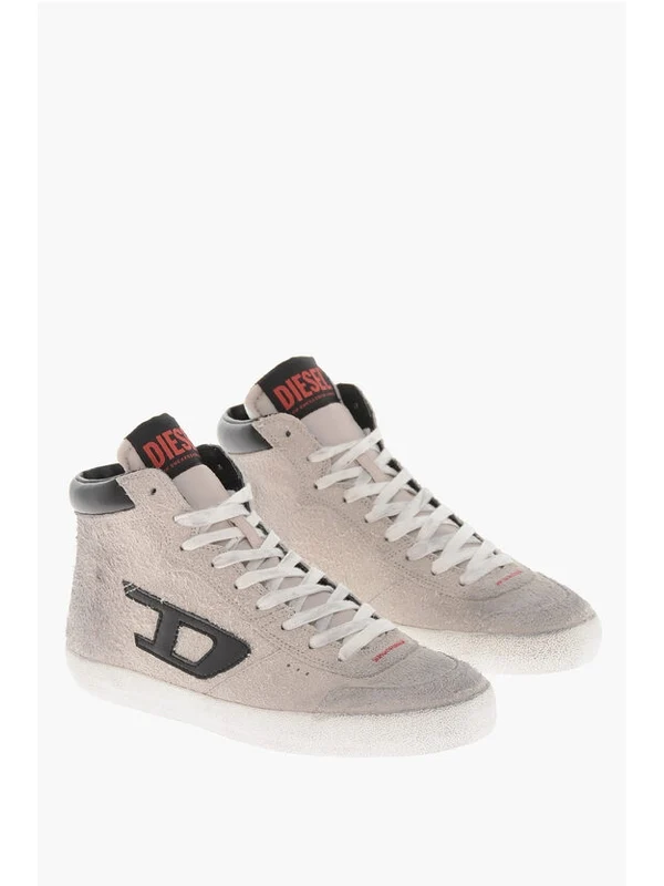 Diesel Beige High Top Sneakers - Image 2