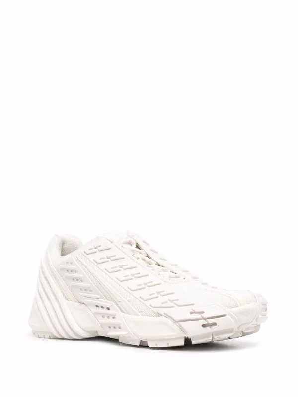 Diesel White Low Top Sneakers - Image 2
