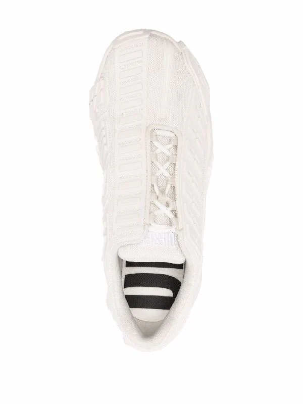Diesel White Low Top Sneakers - Image 4