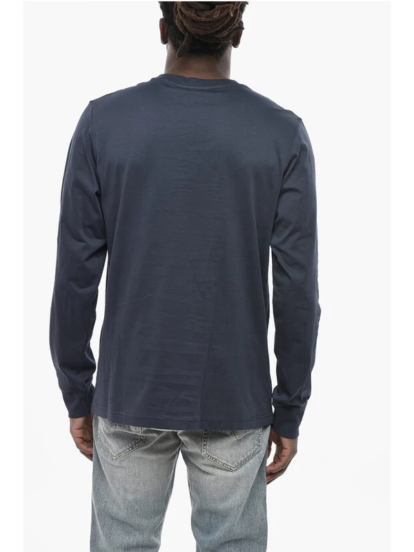 Diesel Navy Long Sleeve - Image 2