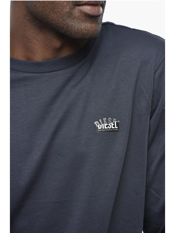 Diesel Navy Long Sleeve - Image 3