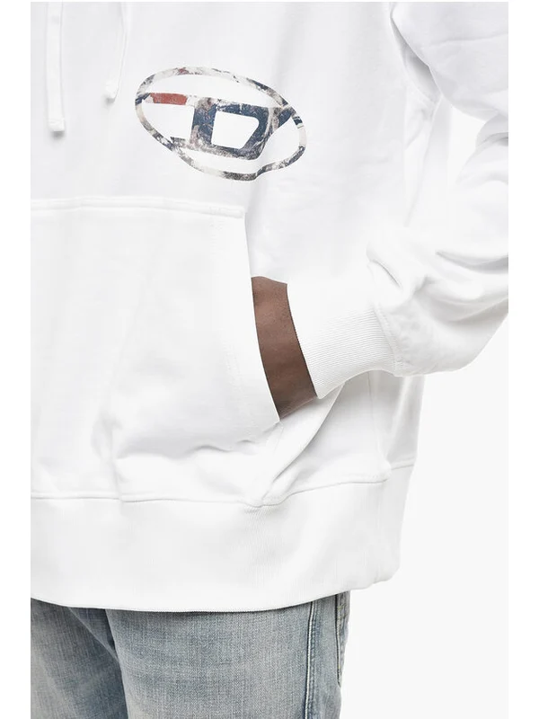 Diesel White Hoodies - Image 3