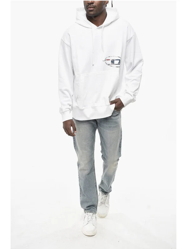 Diesel White Hoodies - Image 4
