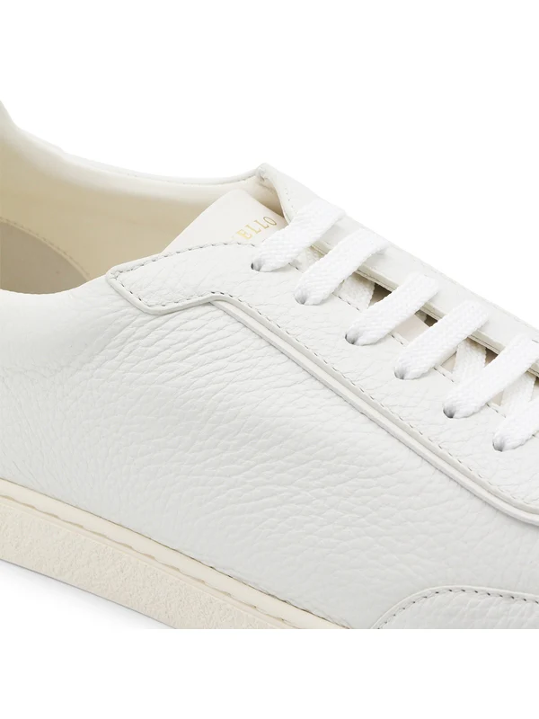 Brunello Cucinelli White Low Top Sneakers - Image 4