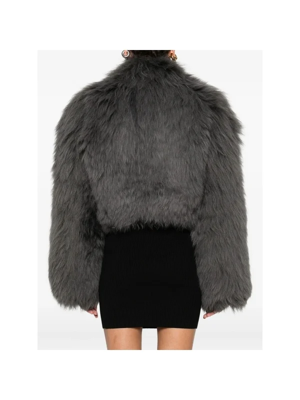 Alaia Grey Fur & Shearling - Image 3