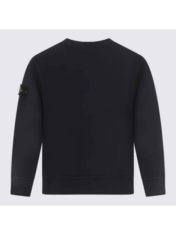 Stone Island Black Sweatshirts - Image 2