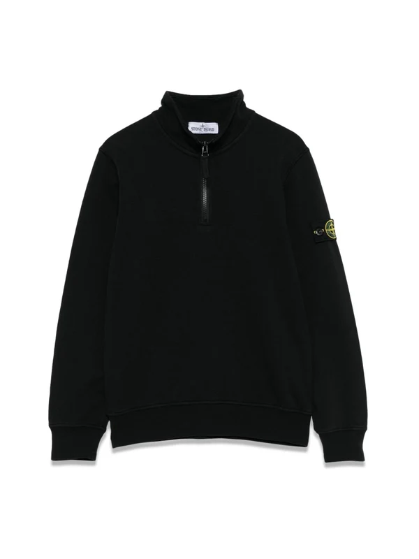 Stone Island Black Sweatshirts - Image 2
