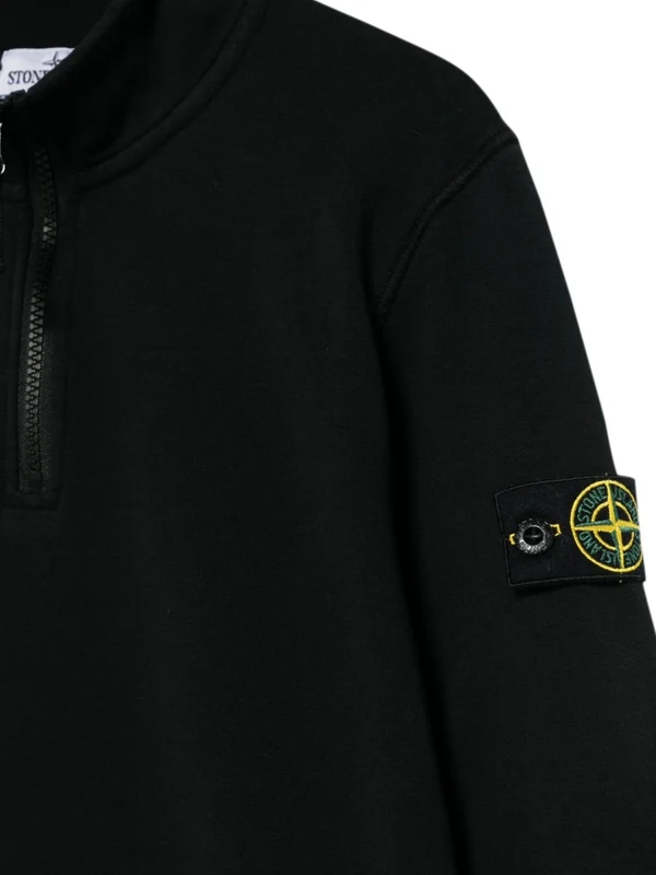 Stone Island Black Sweatshirts - Image 5