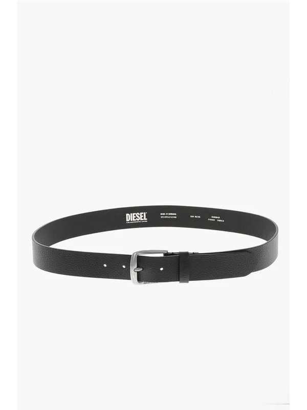 Diesel Black Leather Belts - Image 3