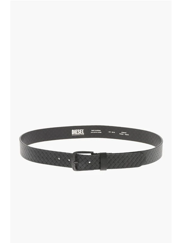 Diesel Black Leather Belts - Image 3