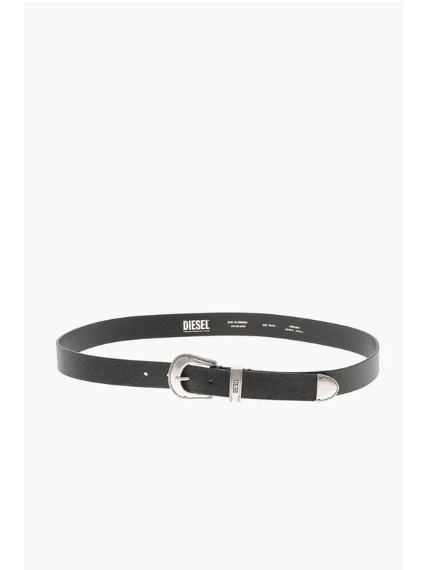 Diesel Black Leather Belts - Image 3