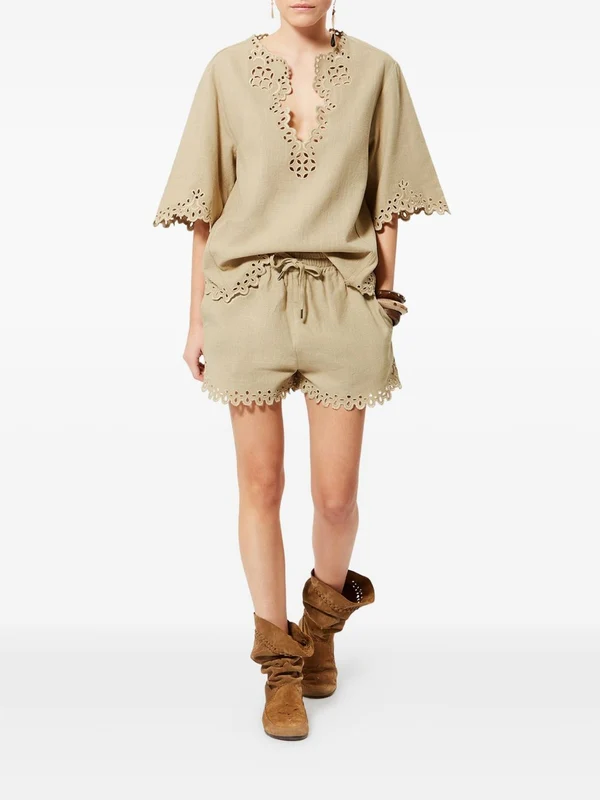 Isabel Marant Beige Shorts - Image 2