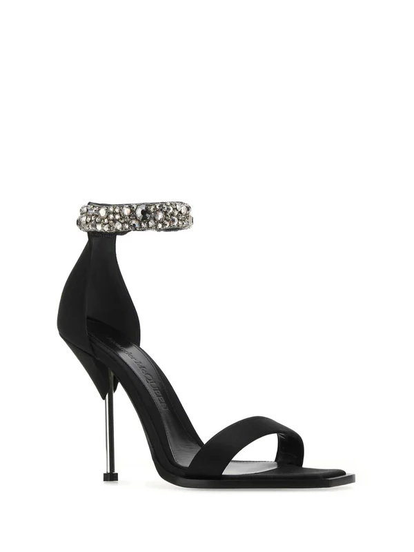 Alexander Mcqueen Black Sandal Heels - Image 2