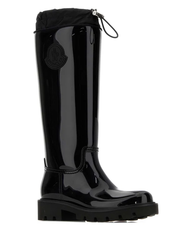 Moncler Black High Boots - Image 2