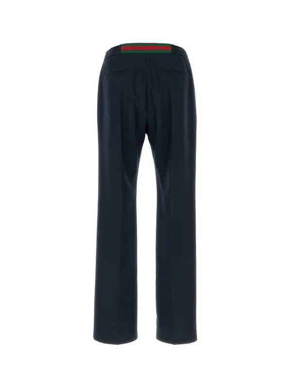 Gg Web Pintuck Pants - Image 2