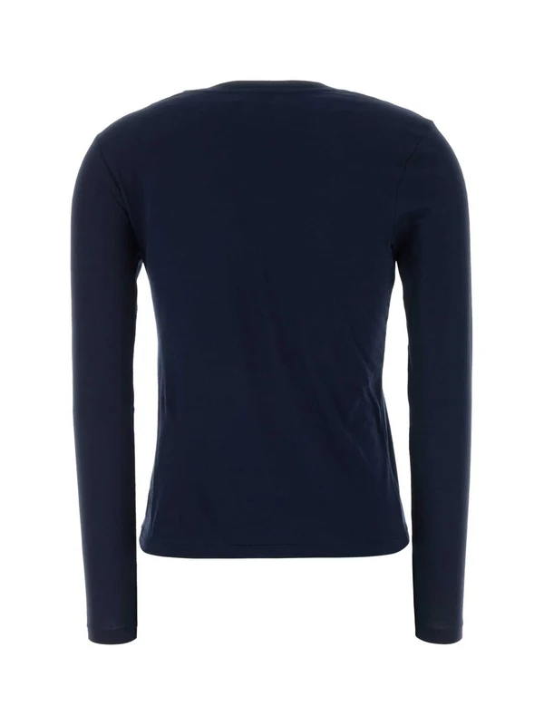 Logo Embroidered Long Sleeve Top - Image 2