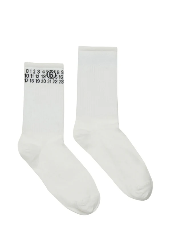 Mm6 Maison Margiela White Socks - Image 2
