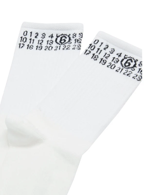 Mm6 Maison Margiela White Socks - Image 6