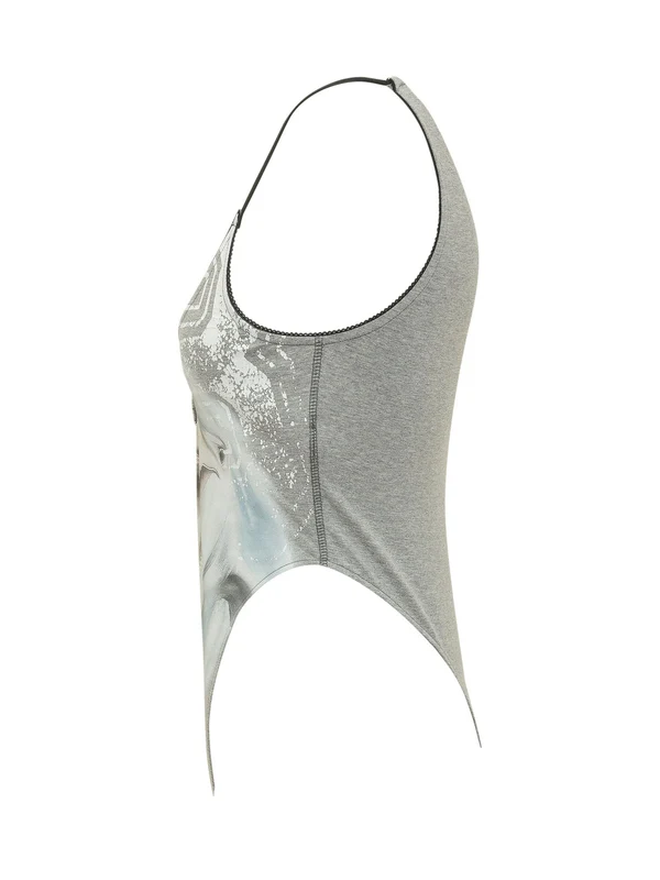 Graphic Printing Bodysuit - Image 3