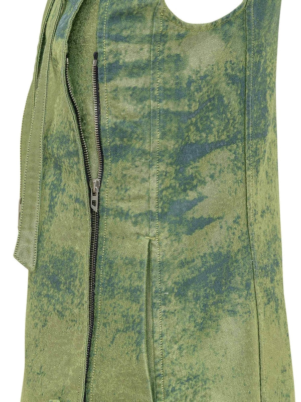 Washing Denim Sleeveless Top - Image 4