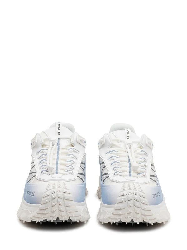 Moncler Blue Low Top Sneakers - Image 2