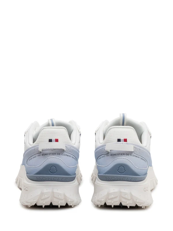 Moncler Blue Low Top Sneakers - Image 3