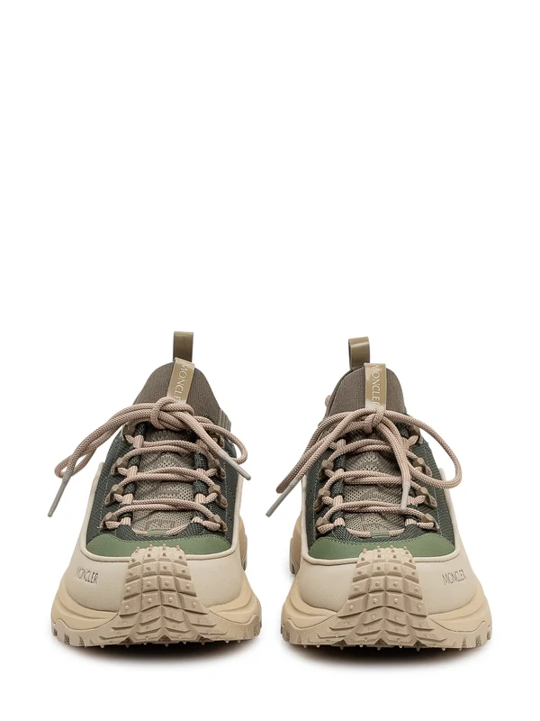 Moncler Green Low Top Sneakers - Image 2