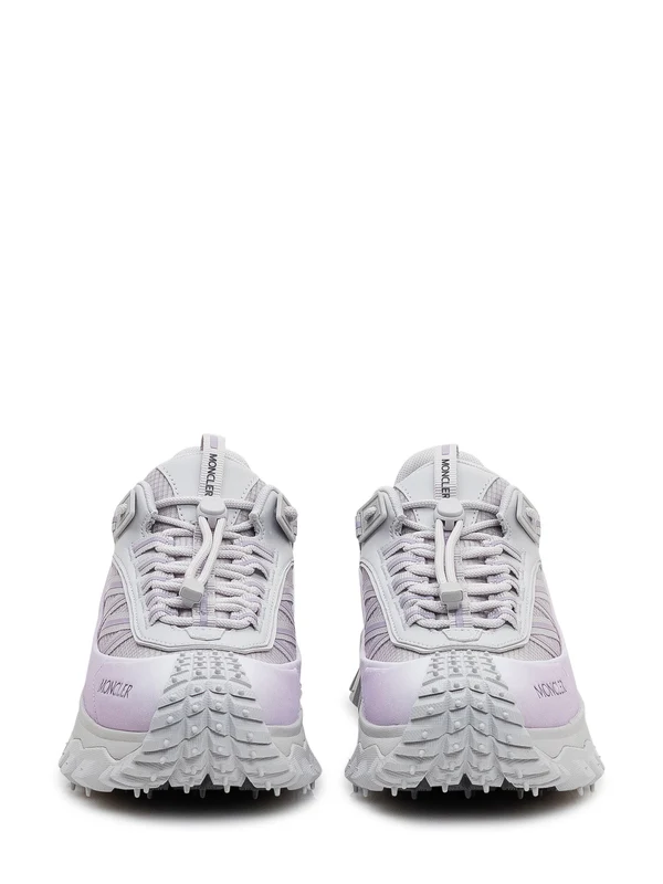 Moncler Purple Low Top Sneakers - Image 2