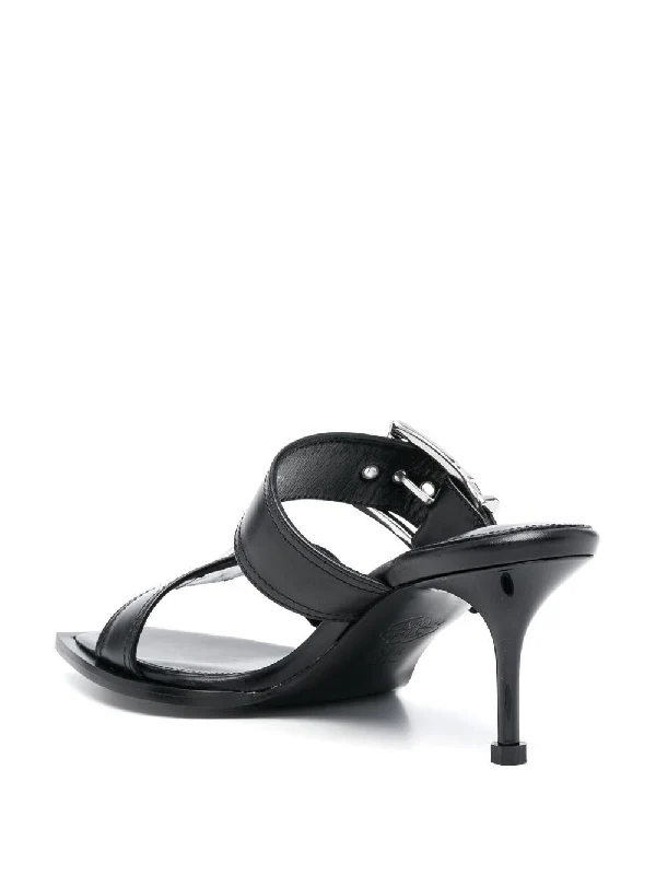 Alexander Mcqueen Black Sandal Heels - Image 3