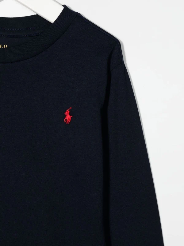 Polo Ralph Lauren Navy Long Sleeve - Image 2