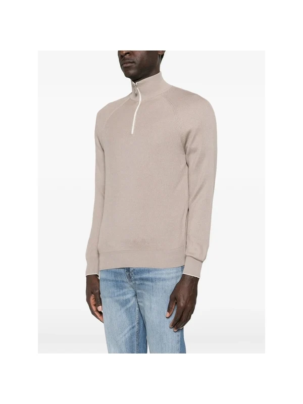 Brunello Cucinelli Grey Knitted - Image 3