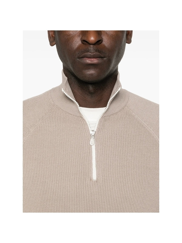 Brunello Cucinelli Grey Knitted - Image 4