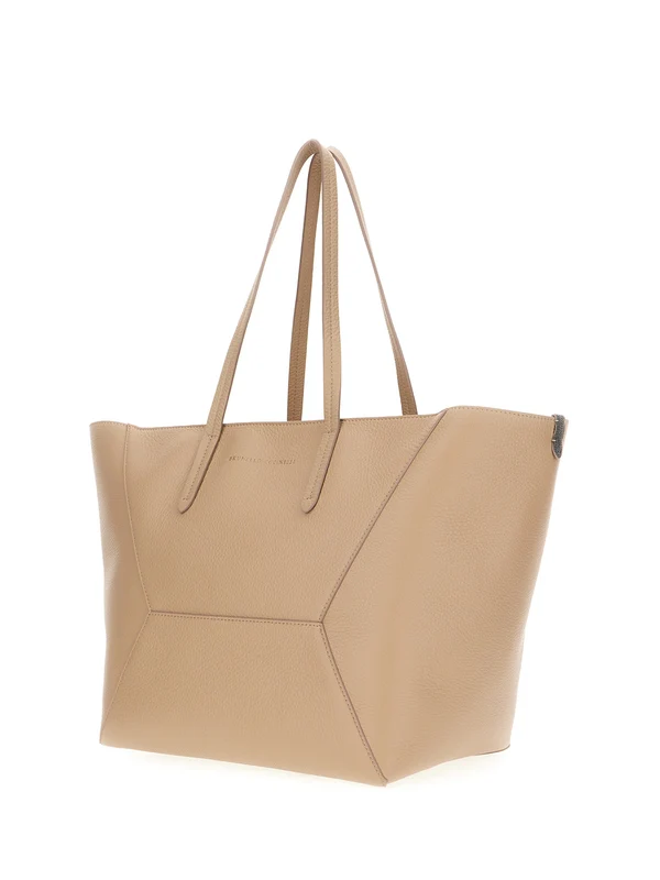 Brunello Cucinelli Beige Tote Bags - Image 2