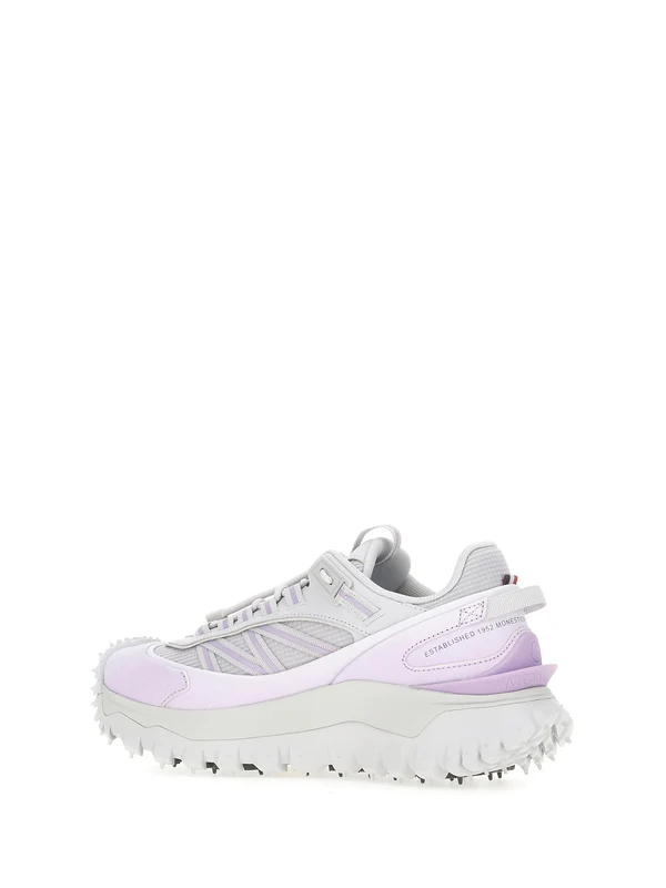 Moncler Purple Low Top Sneakers - Image 3