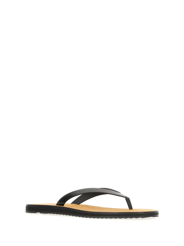 The Row Black Flip Flops - Image 2