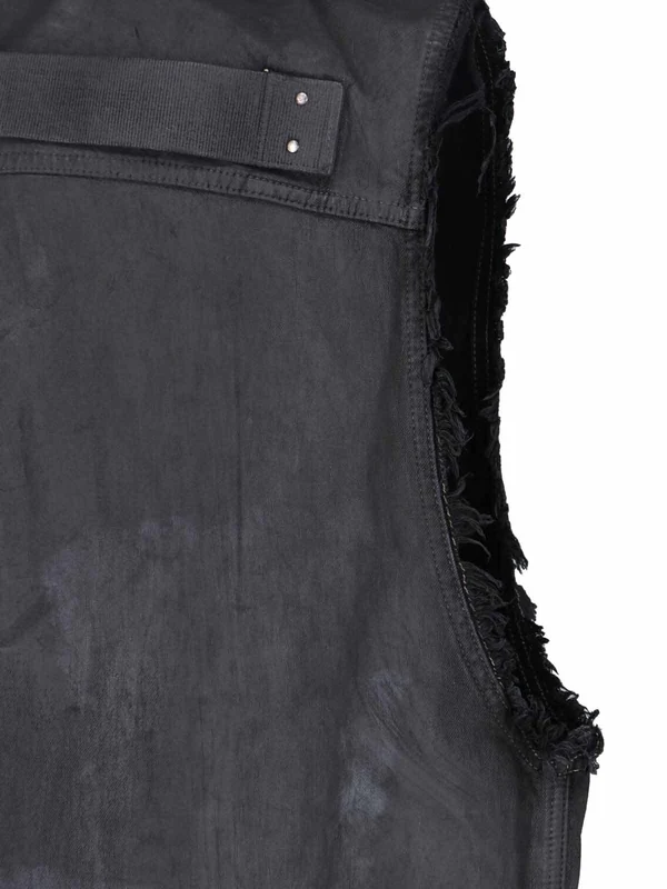 Rick Owens Drkshdw Black Vests - Image 3