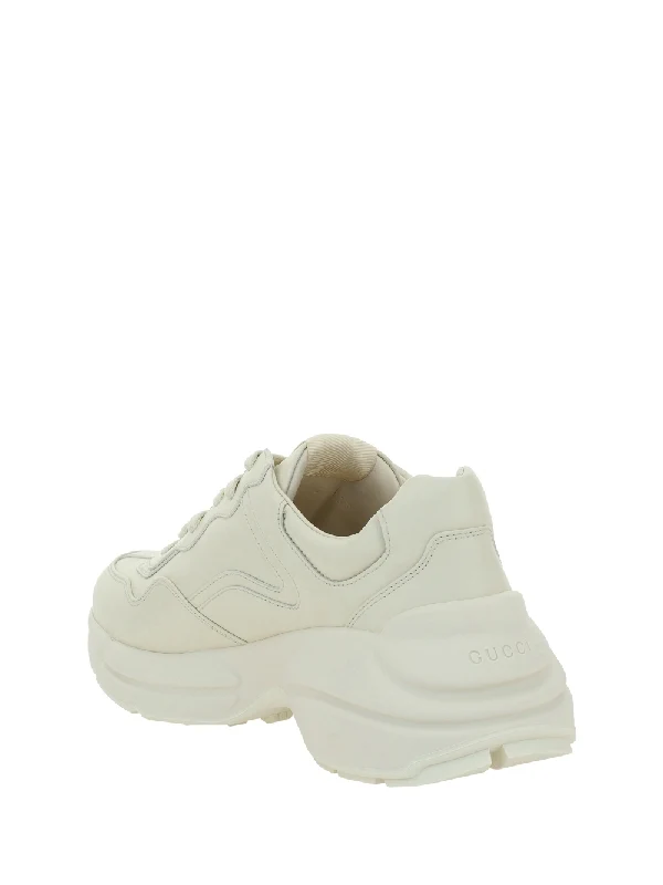Gucci Ivory Low Top Sneakers - Image 3