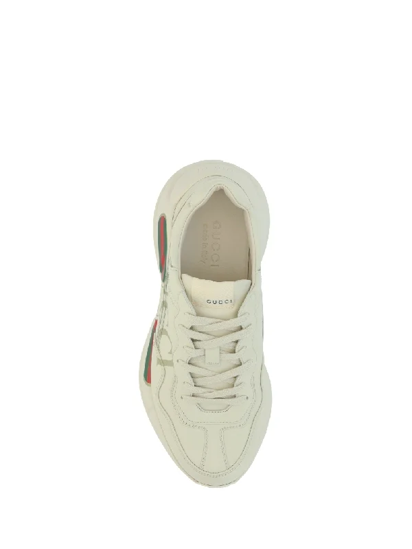 Gucci Ivory Low Top Sneakers - Image 4