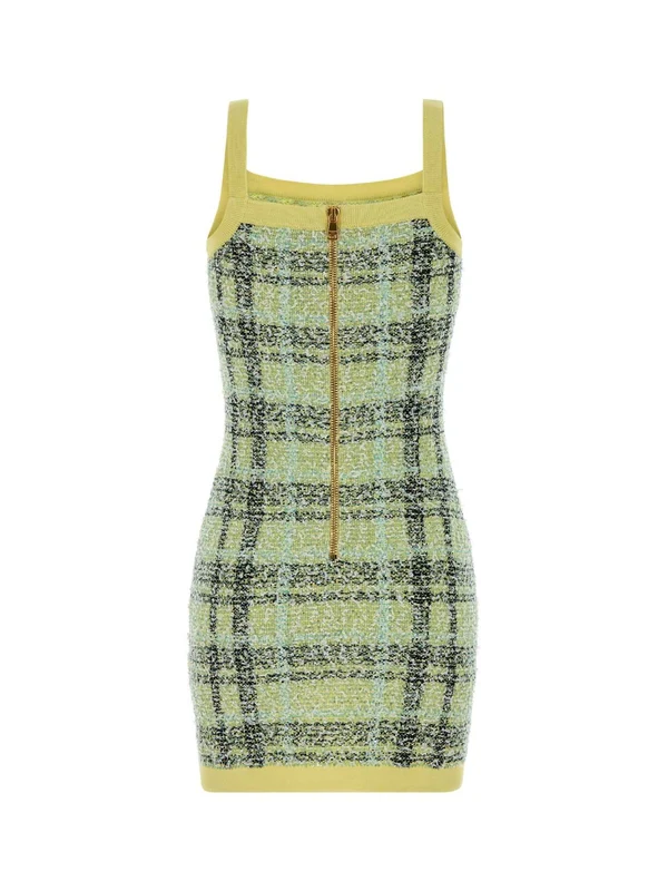 Balmain Yellow Mini Dress - Image 2