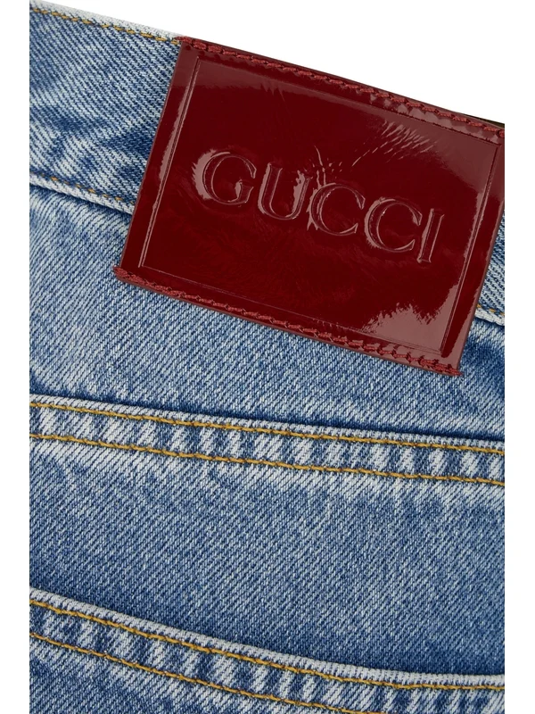 Gucci Blue Denim Pants - Image 3