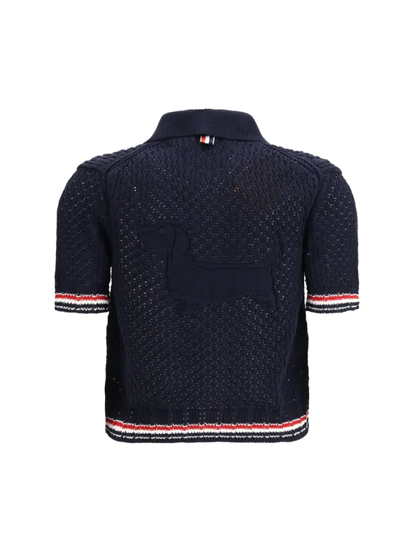 Thom Browne Navy Cardigans - Image 2