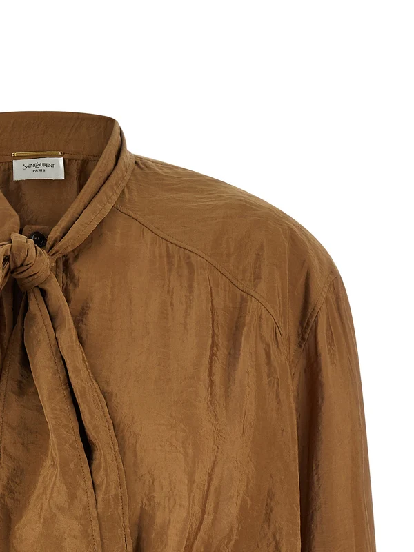 Saint Laurent Brown Shirts & Blouses - Image 4