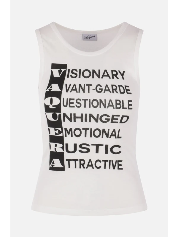Vaquera White Sleeveless - Image 2