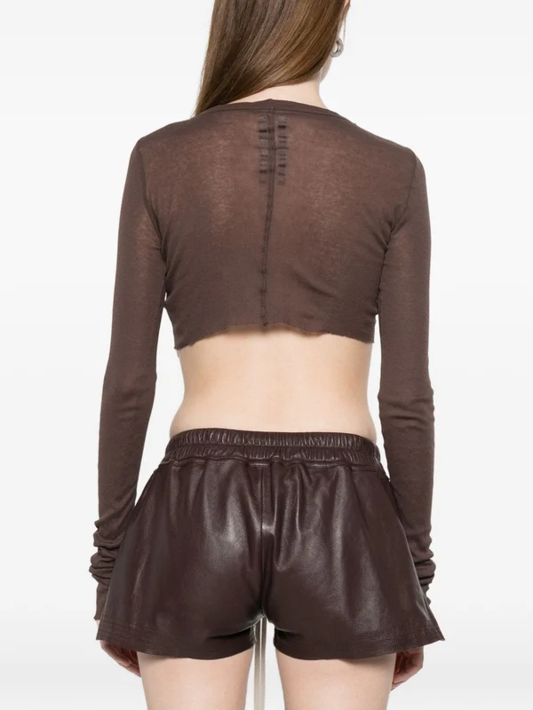 Rick Owens Brown Long Sleeve - Image 3