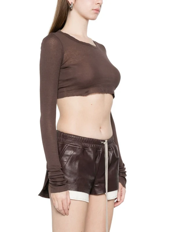 Rick Owens Brown Long Sleeve - Image 5