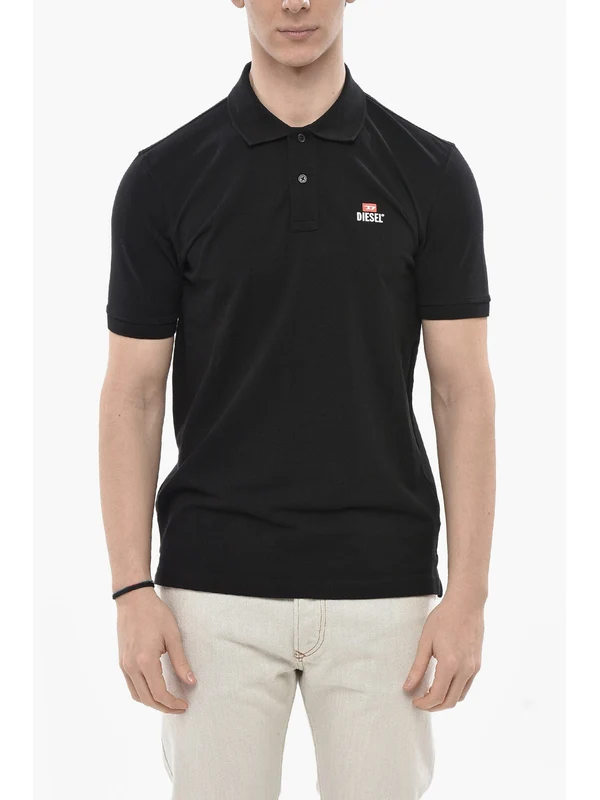 Diesel Black Polo Shirts - Image 2